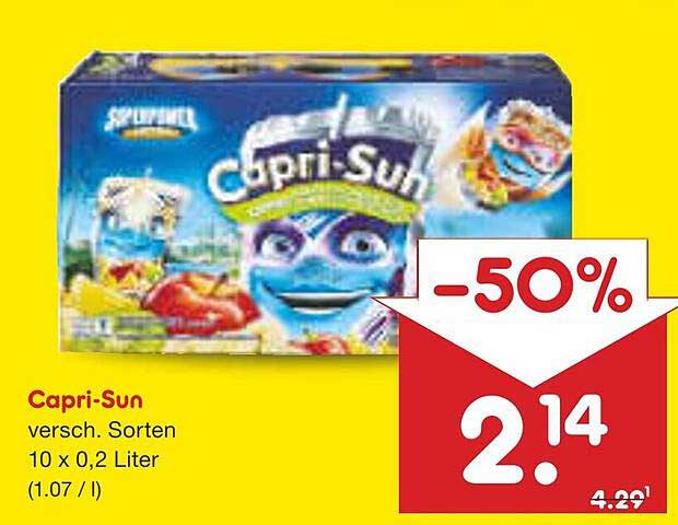 Capri-Sun, 10 x 0,2 Liter, verschiedene Sorten