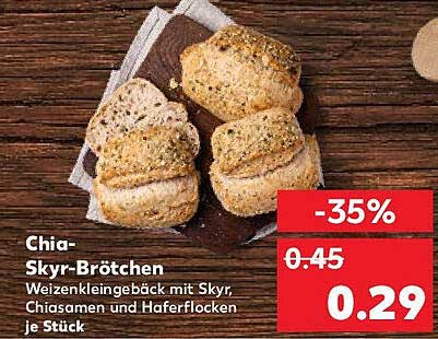 Chia-Skyr-Brötchen