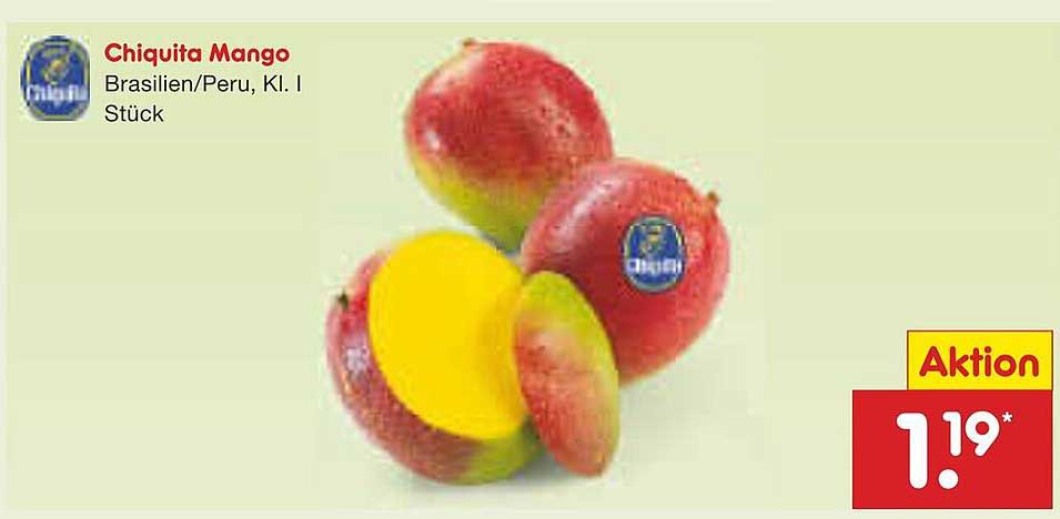Chiquita Mango Brasilien/Peru, Kl. I Stück
