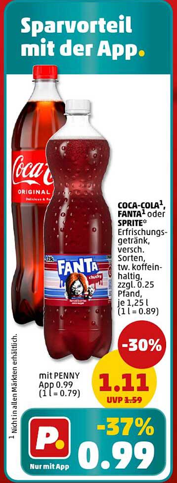 Coca-Cola, Fanta oder Sprite – Erfrischungsgetränke Variationen