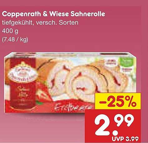 Coppenrath & Wiese Sahnerolle 400 g