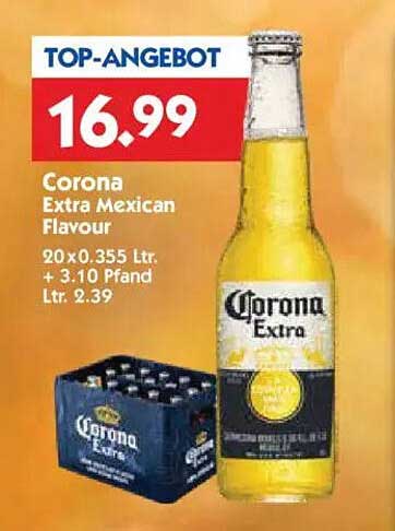 Corona Extra Mexican Flavour 20 x 0.355 Ltr.