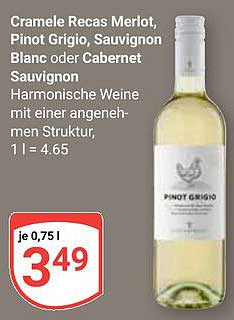 Cramele Recas Pinot Grigio 0,75 l