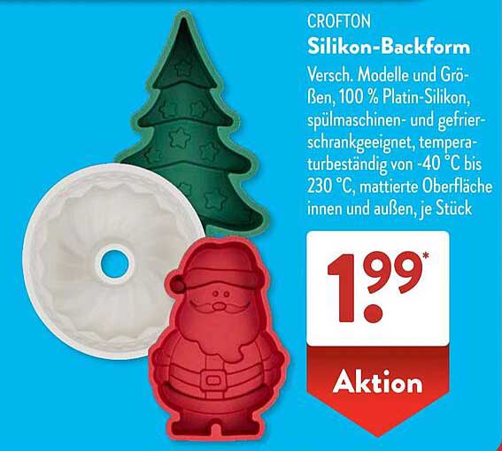 CROFTON Silikon-Backform - Versch. Modelle und Größen