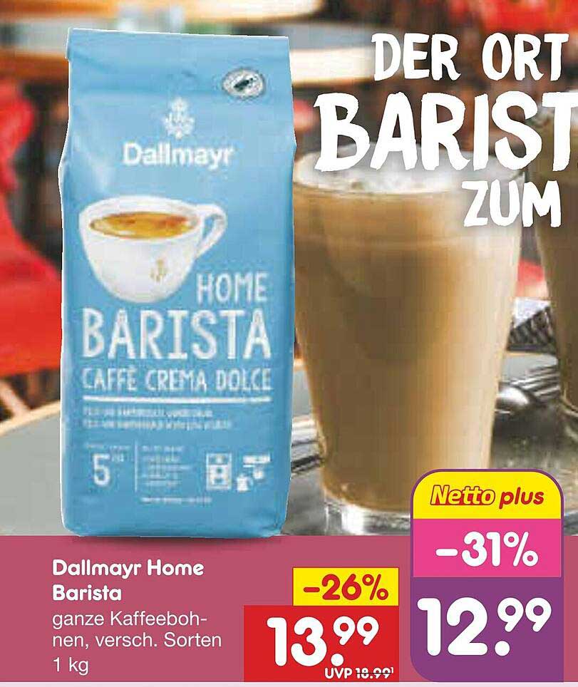 Dallmayr Home Barista Caffè Crema Dolce 1 kg