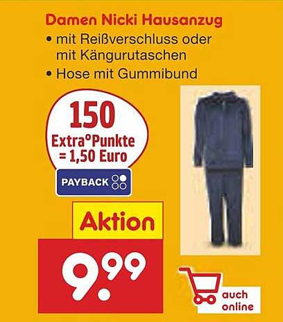 Damen Nicki Hausanzug
