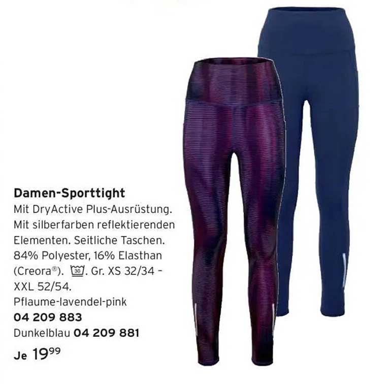 Damen-Sporttight mit DryActive Plus-Ausführung