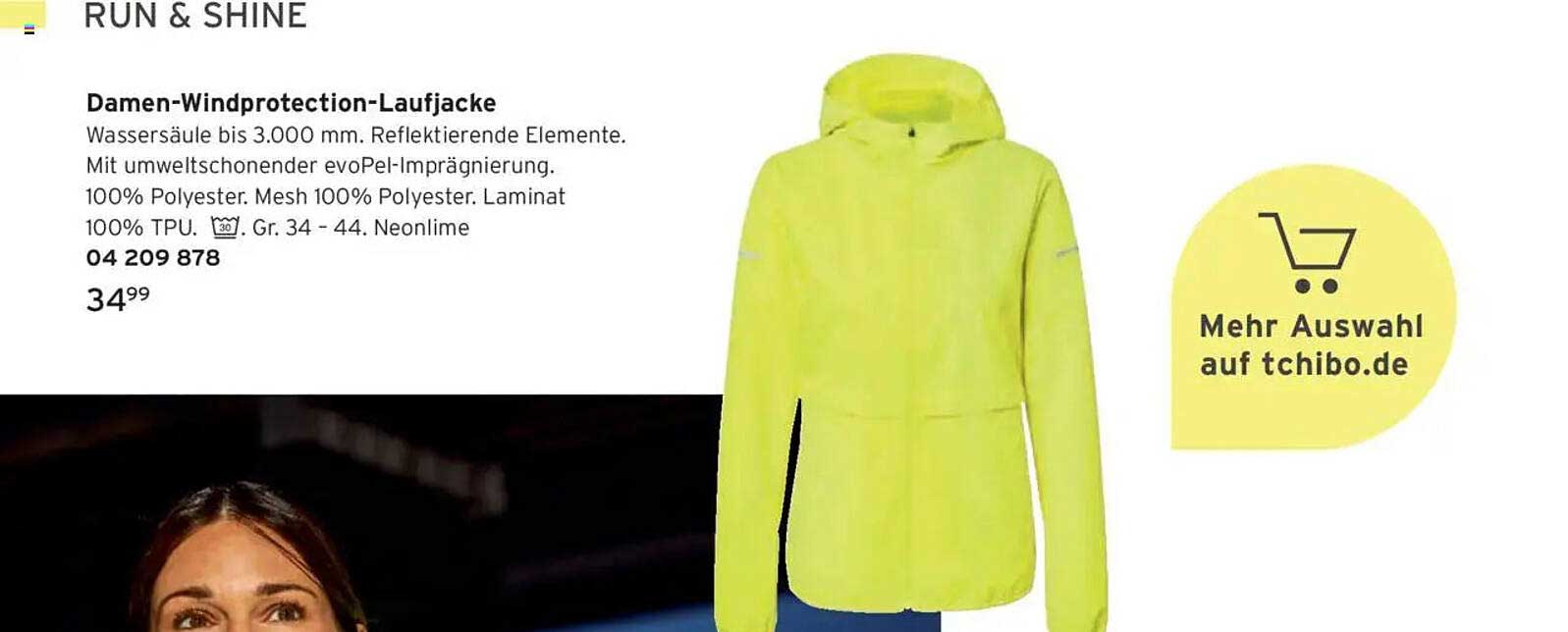 Damen-Windprotection-Laufjacke