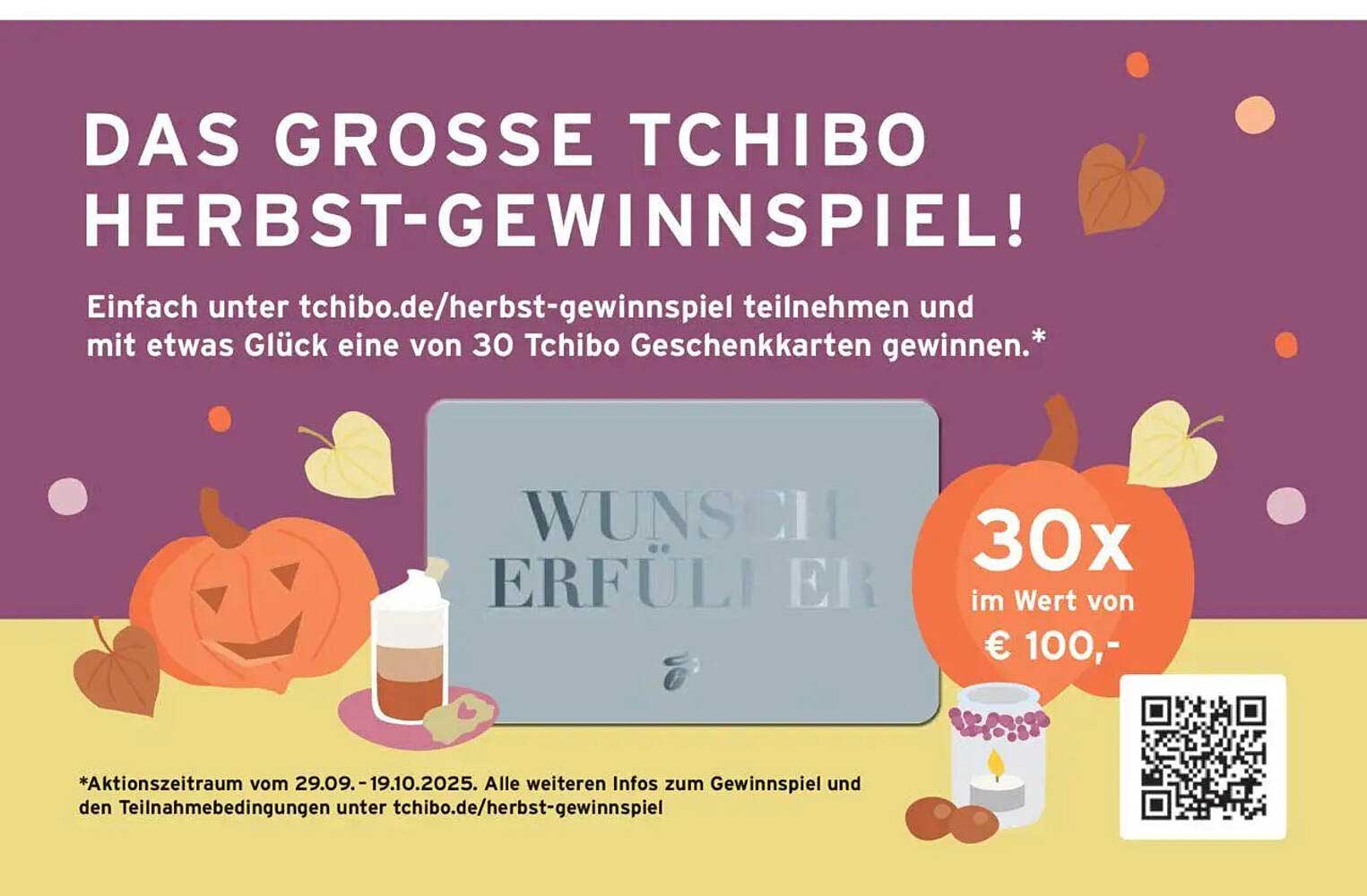 Das große Tchibo Herbst-Gewinnspiel