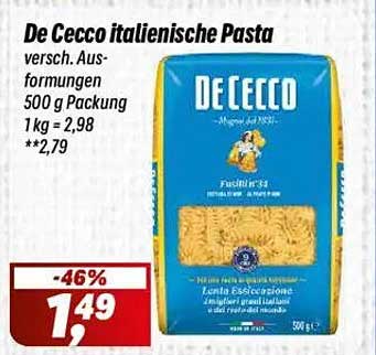 De Cecco italienische Pasta 500 g