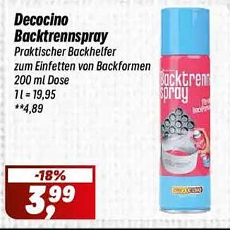 Decocino Backtrennspray