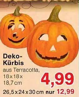 Deko-Kürbis aus Terracotta
