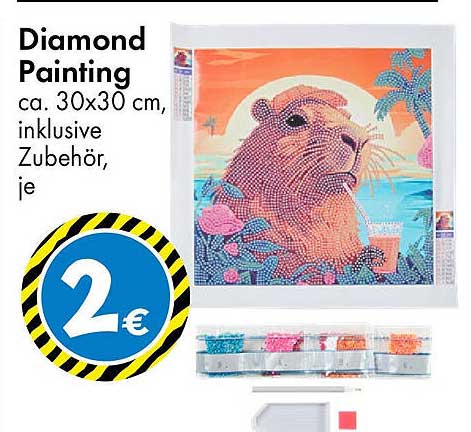Diamond Painting - Kreative Auszeit für nur 2 €