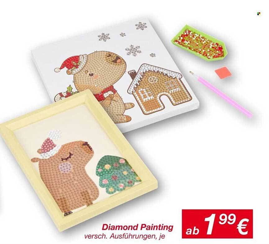 Diamond Painting – verschiedene Ausführungen, je