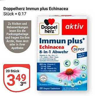Doppelherz Immun plus Echinacea - 8-in-1 Abwehr