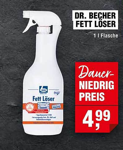 DR. BECHER FETT LÖSER 1 L Flasche
