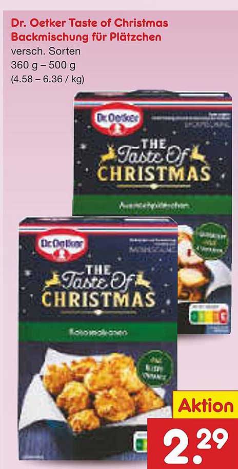 Dr. Oetker Taste of Christmas Backmischung für Plätzchen