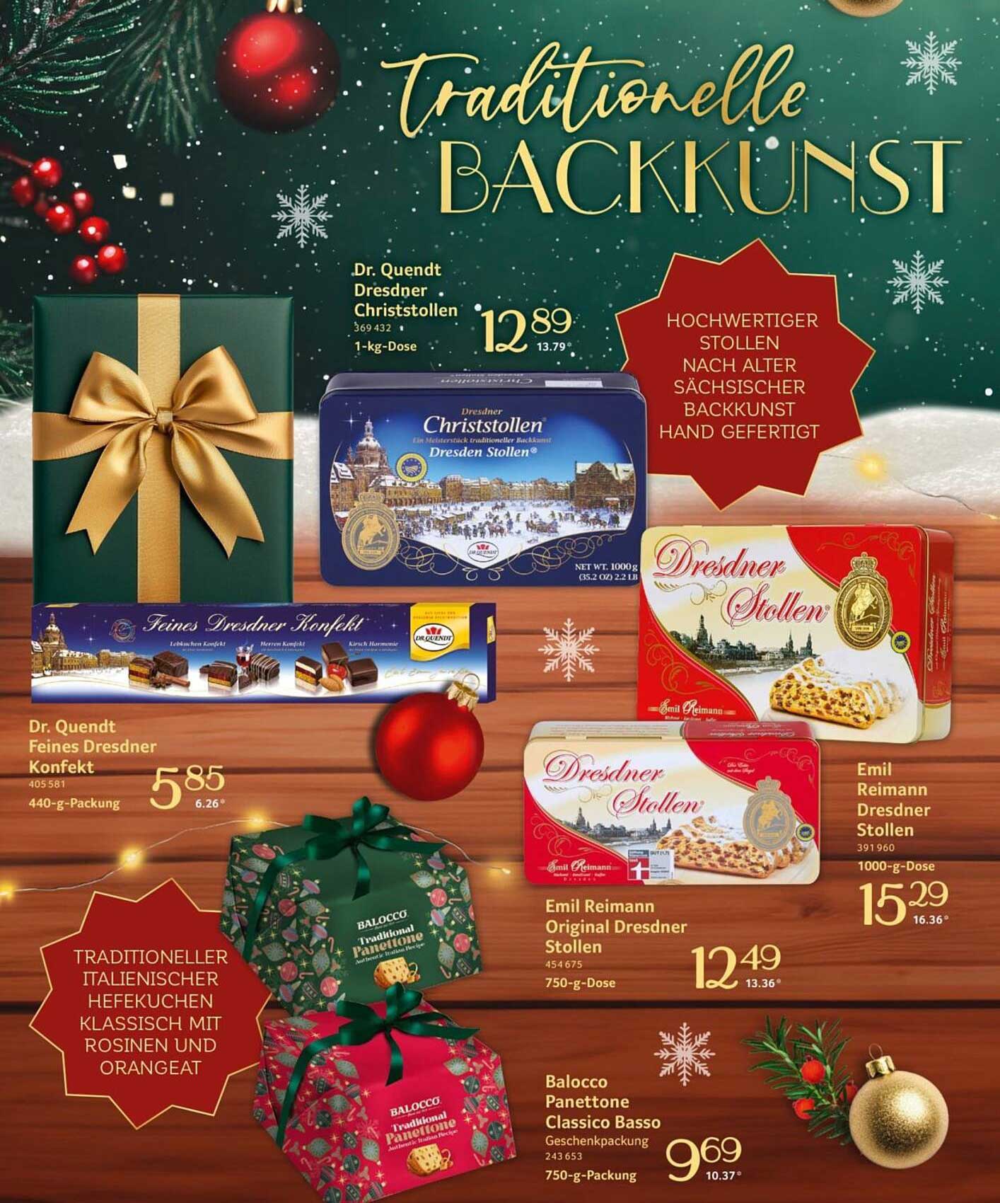 Dr. Quendt Dresdner Christstollen 1-kg-Dose