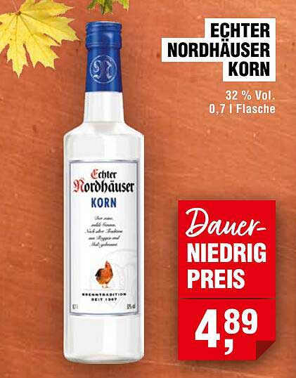 Echter Nordhäuser Korn 0,7 l