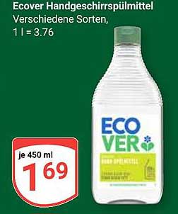 Ecover Handgeschirrspülmittel - Verschiedene Sorten