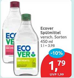Ecover Spülmittel verschiedene Sorten 450 ml