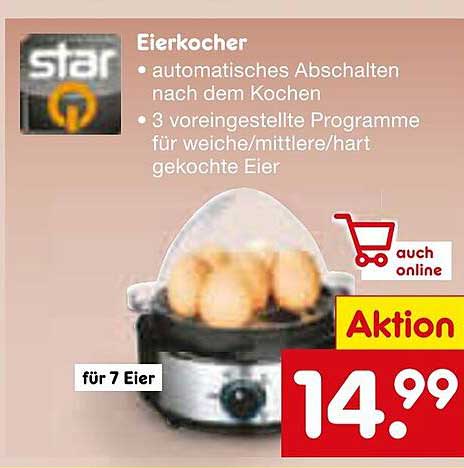 Eierkocher von star – für perfekte Eier zu Hause