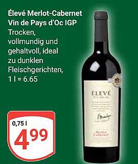 Élevé Merlot-Cabernet Vin de Pays d'Oc IGP