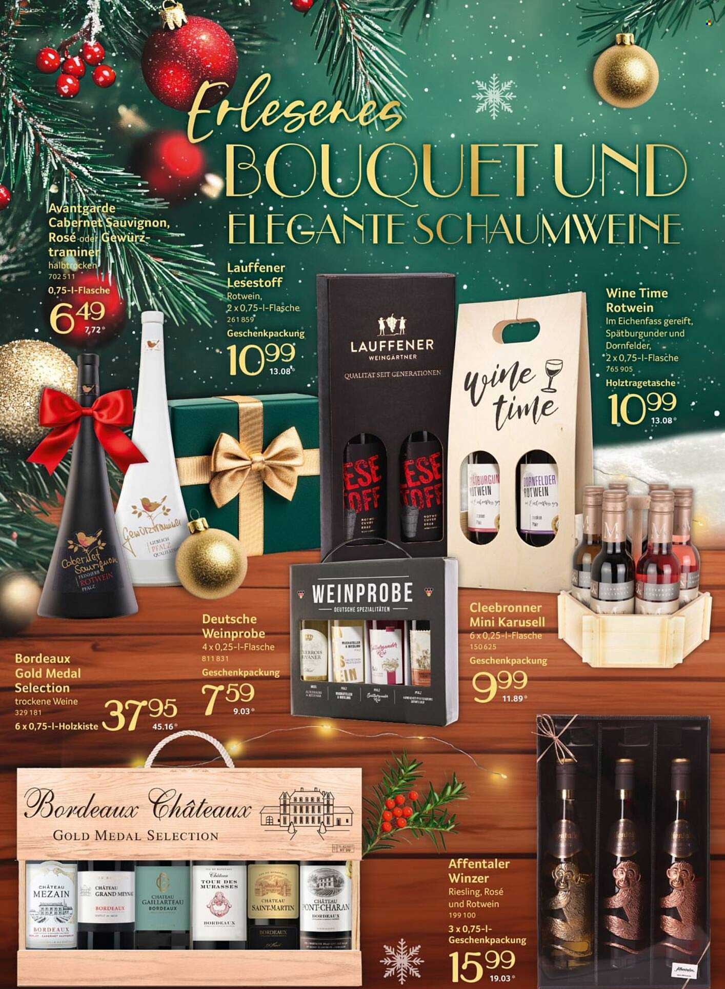 Erlesenes Bouquet und elegante Schaumweine