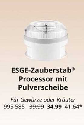 ESGE-Zauberstab® Processor mit Pulverscheibe