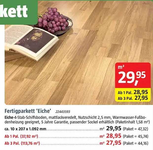 Fertigparkett 'Eiche'