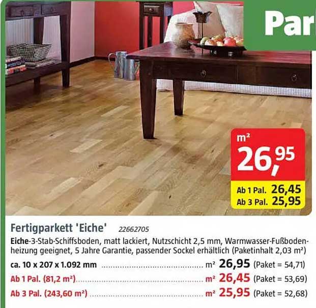 Fertigparkett 'Eiche'