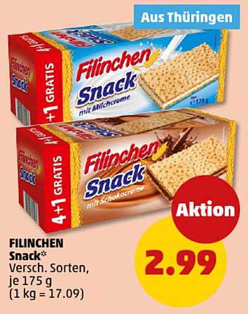 FILINCHEN Snack - Verschiedene Sorten, je 175 g