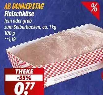 Fleischkäse fein oder grob zum Selberbacken, ca. 1 kg
