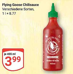 Flying Goose Chilisauce 455 ml - Vielfalt für deinen Gaumen