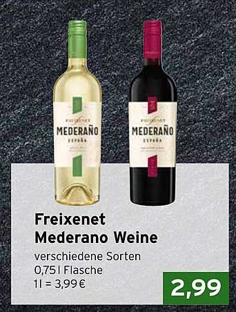 Freixenet Mederaño Weine - verschiedene Sorten 0,75 l Flasche