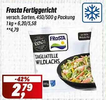 Frosta Fertiggericht Tagliatelle Wildlachs 450 g
