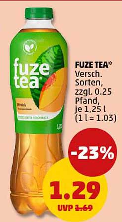 FUZE TEA - Verschiedene Sorten