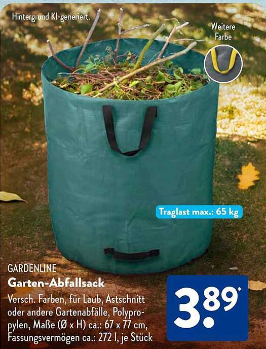 GARDENLINE Garten-Abfallsack