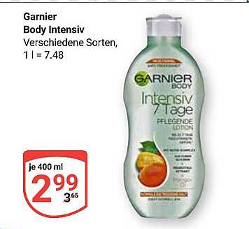 Garnier Body Intensiv 400 ml – Pflege für jeden Tag