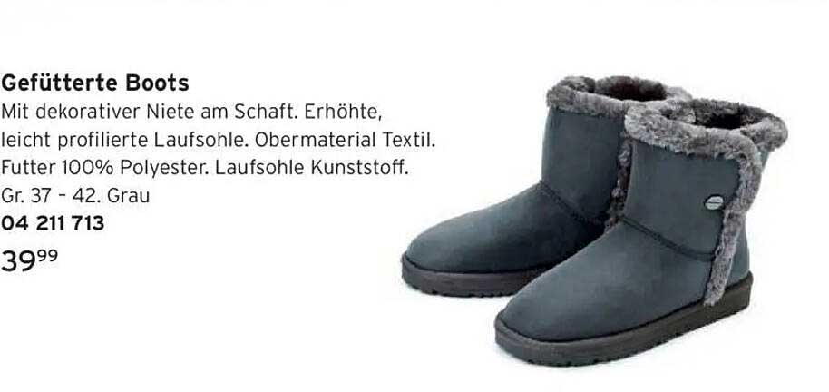 Gefütterte Boots