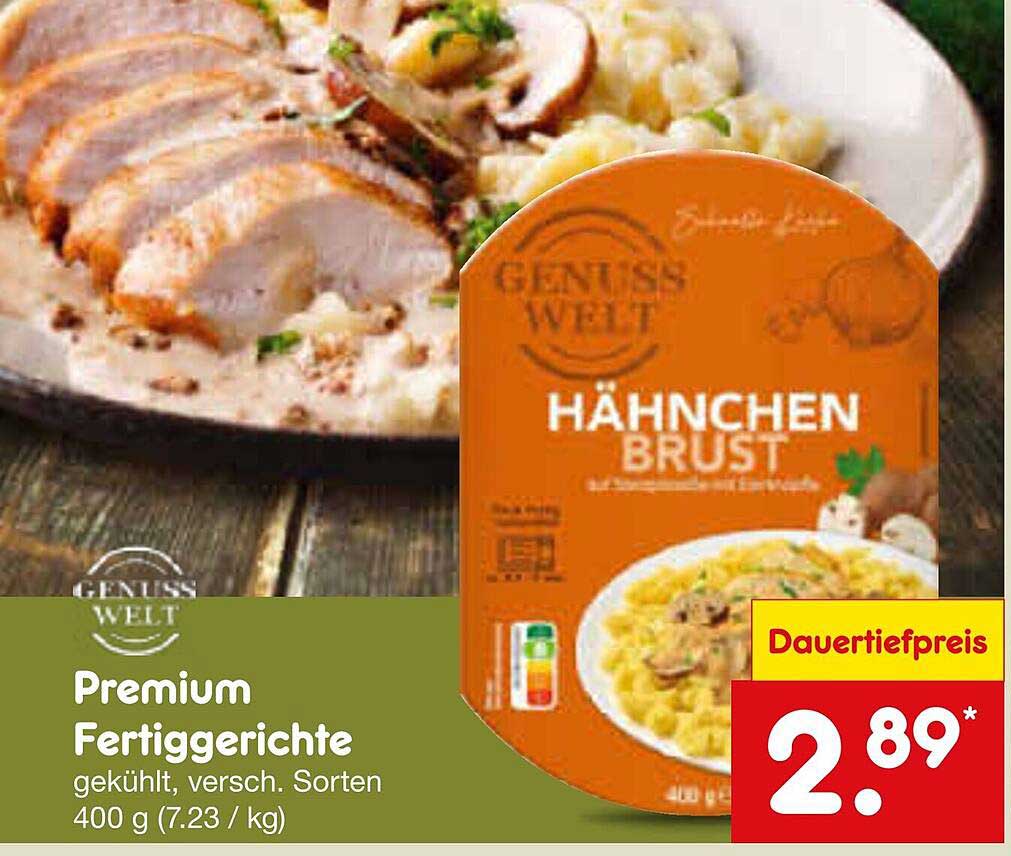 GenussWelt Hähnchenbrust Fertiggericht 400 g