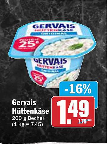 Gervais Hüttenkäse 200 g Becher