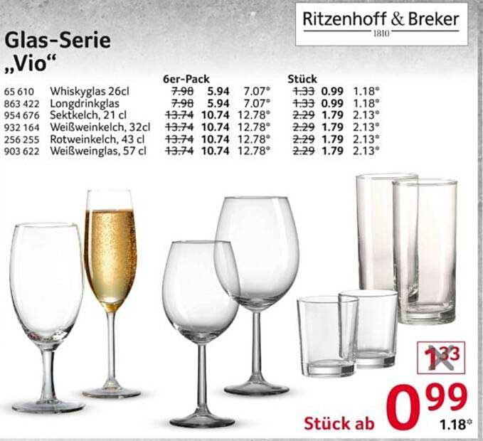 Glas-Serie „Vio“ von Ritzenhoff & Breker
