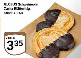 GLOBUS Schweineohr - Zarter Blätterteig