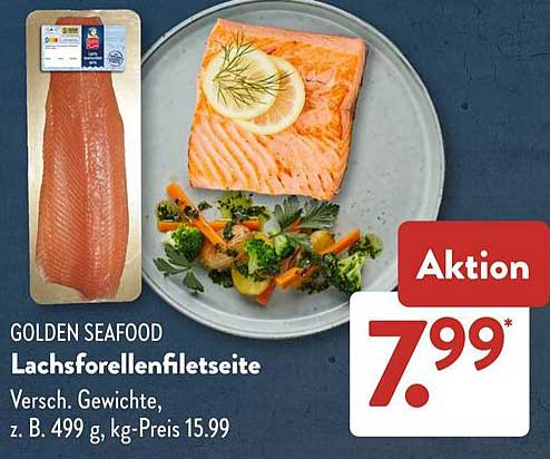 GOLDEN SEAFOOD Lachsforellenfiletseite