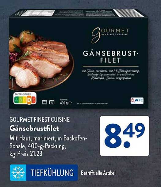 GOURMET FINEST CUISINE Gänsebrustfilet