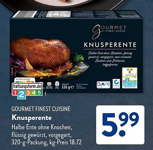 GOURMET FINEST CUISINE Knusperente, 320 g