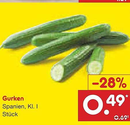 Gurken Spanien, Kl. I Stück
