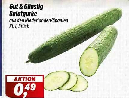 Gut & Günstig Salatgurke aus den Niederlanden/Spanien, Kl. I, Stück