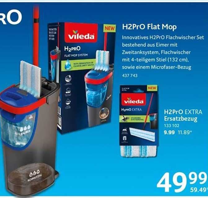 H2Pro Flat Mop